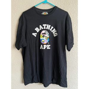 BAPE Multi Camo College Tee Black XL